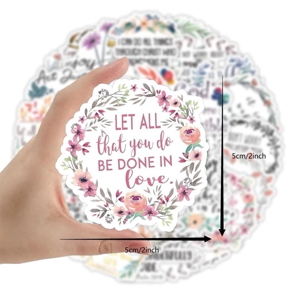 Jesus Religious Versus 12 count - Mystery Sticker Pack - Picture 4 of 6